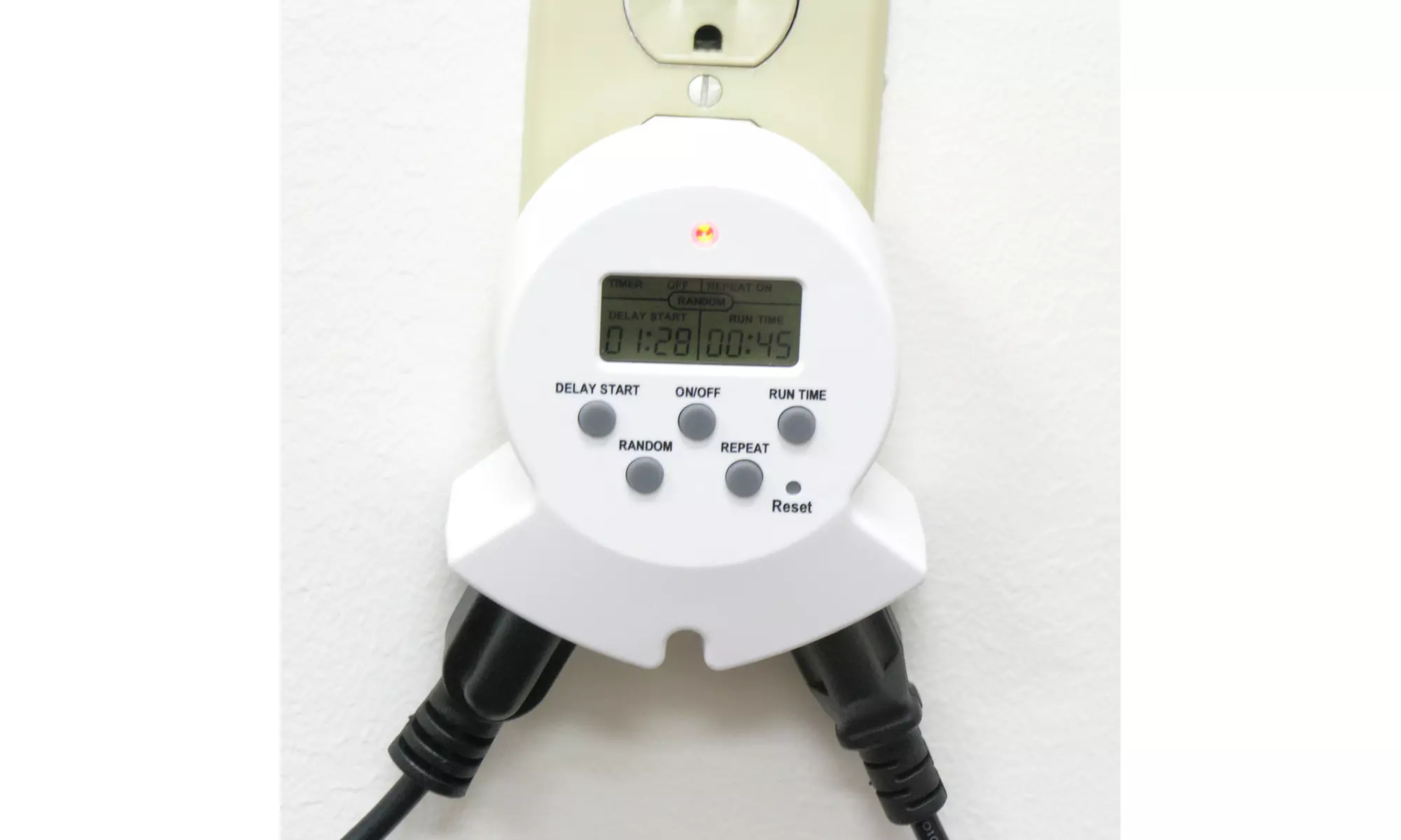 EZ Set Digital Timer with Two 3-Prong Outlets - Primary Image
