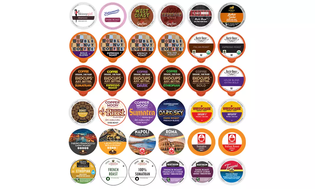 Bold Coffee Lovers Variety Pack Sampler K Cups  20, 50, 100 Count - Primary Image