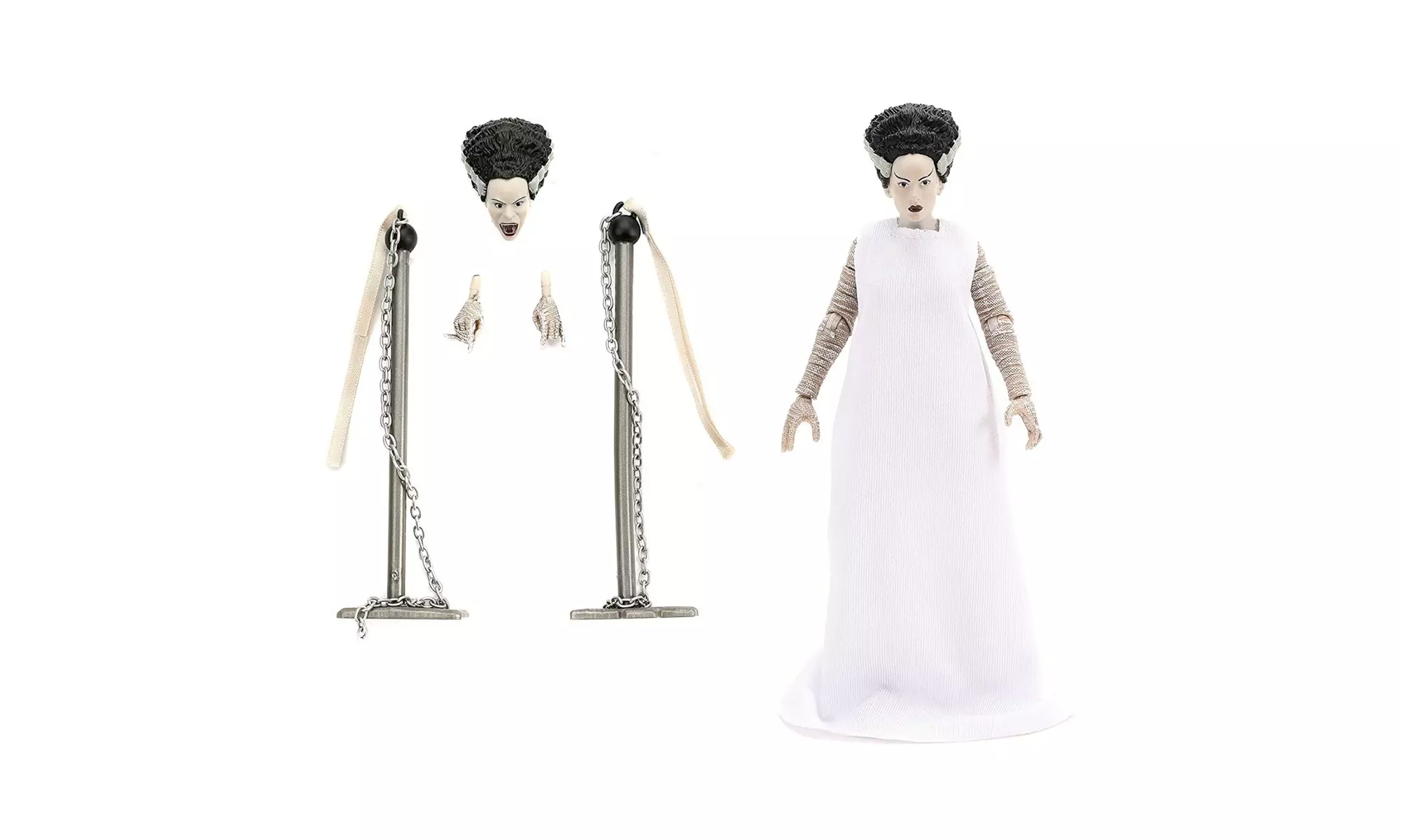 Jada Toys Universal Monsters 6-inch Action Figures - Frankenstein and Bride - Second Medium