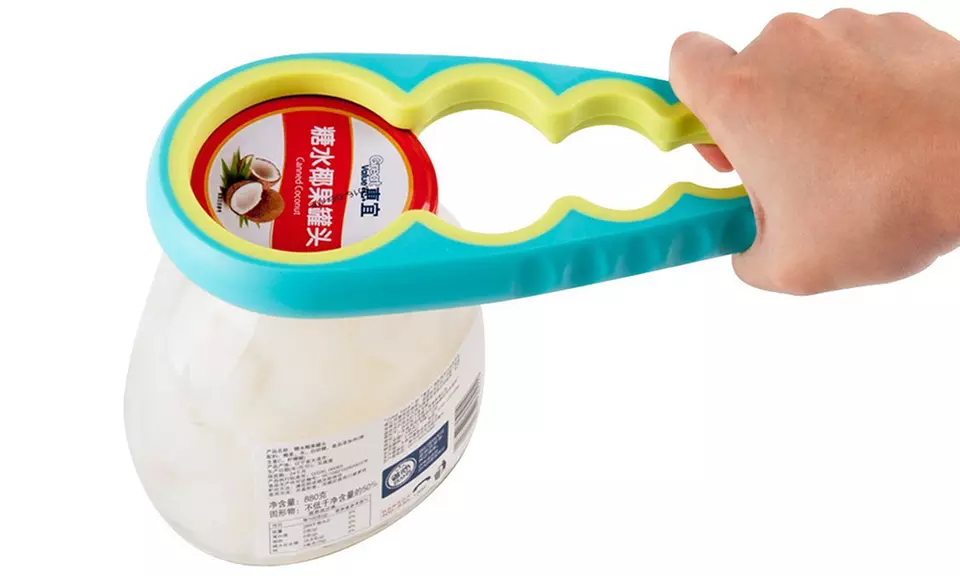 4-in-1 Handy Multi-Size Jar Opener Bottle Opener - Primary Image
