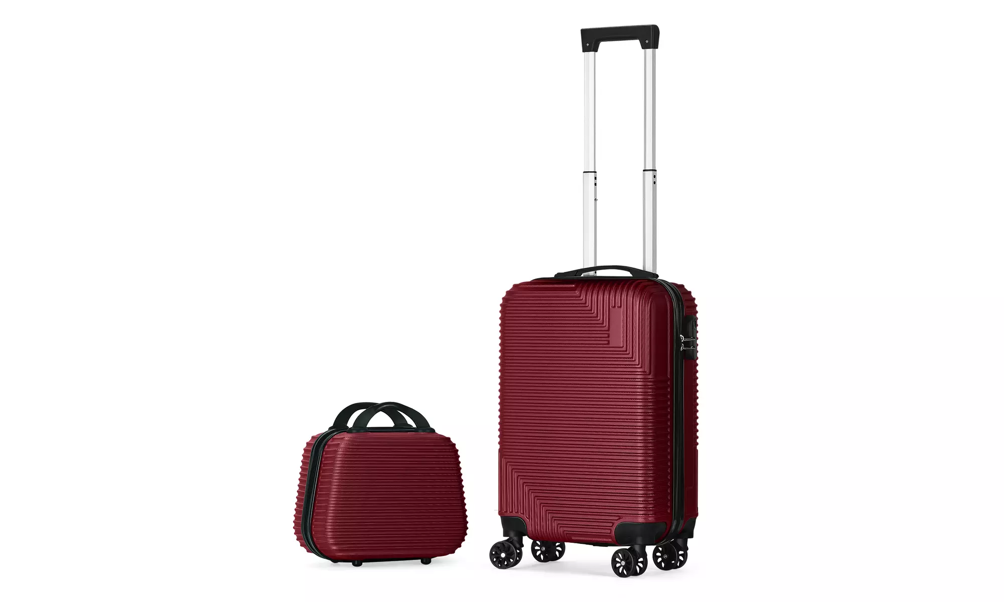 Dual Spinner Hard-Sided Carry-On Two-Piece Luggage Set