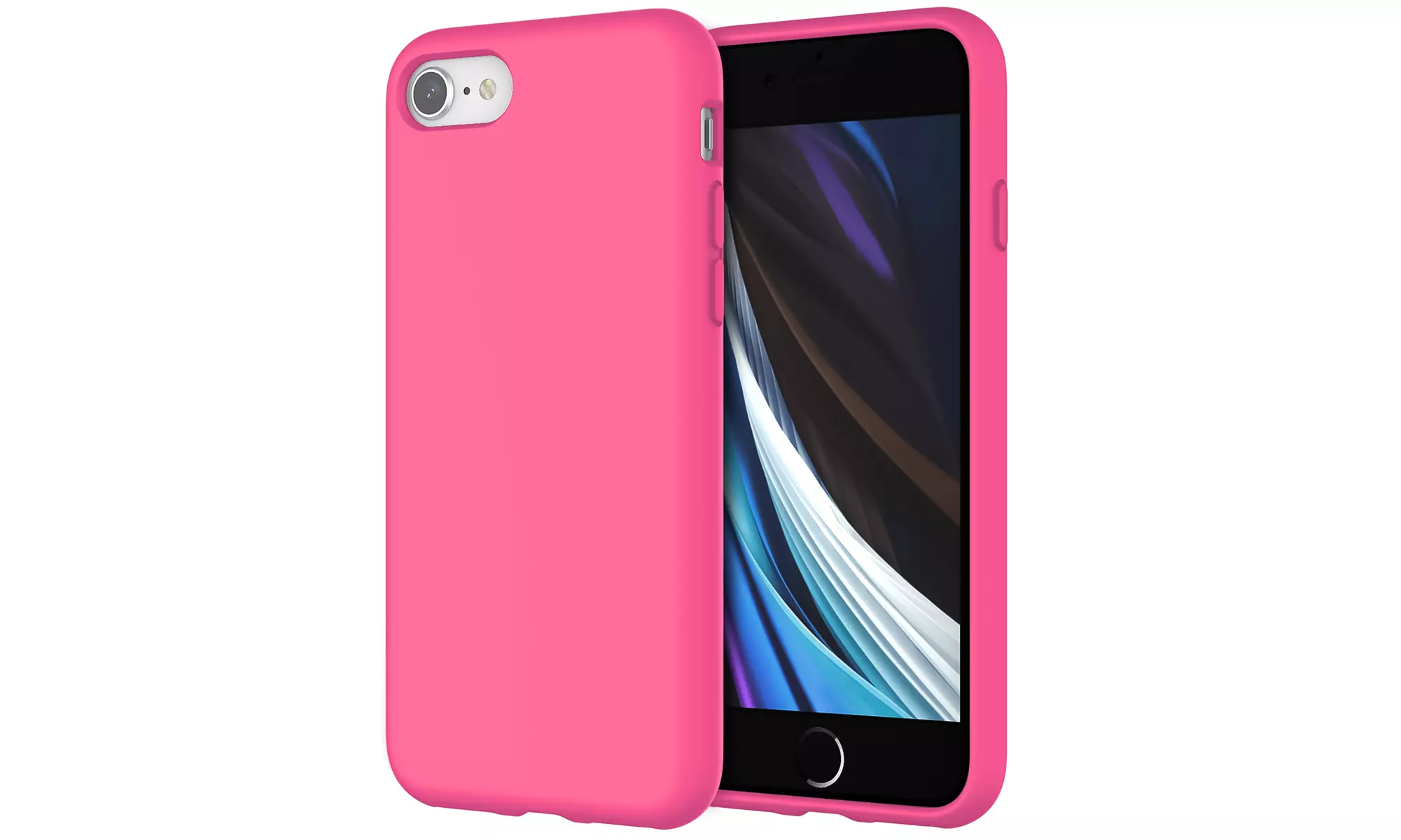 Silicone Case for iPhone 7/8, iPhone SE 3/2, Silky-Soft Touch Shockproof Case