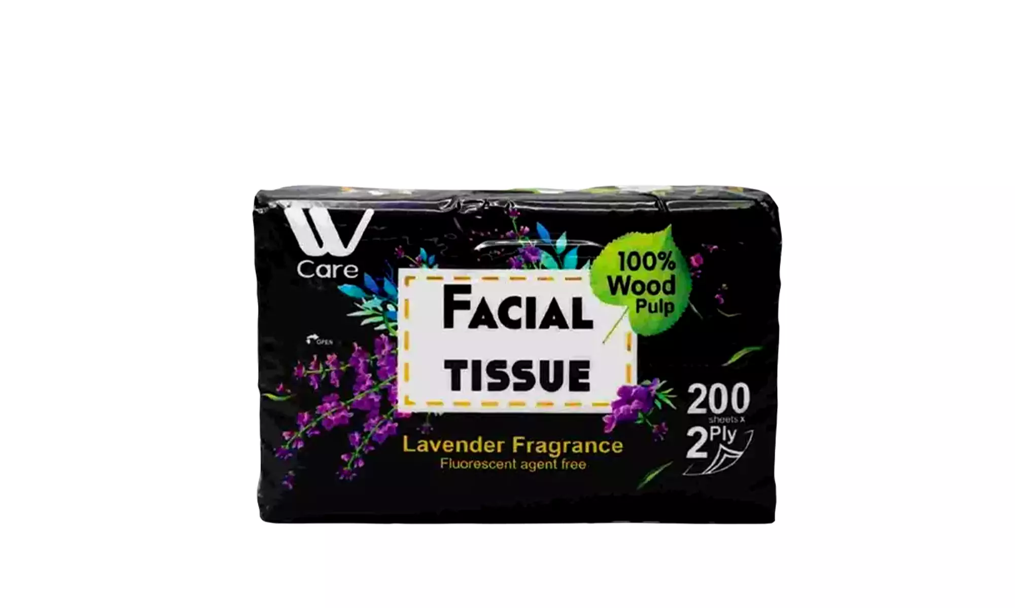 Elvissmart Facial Tissues with Lavender Fragrance, 4800 Total (Pack of 24) - Primary Image