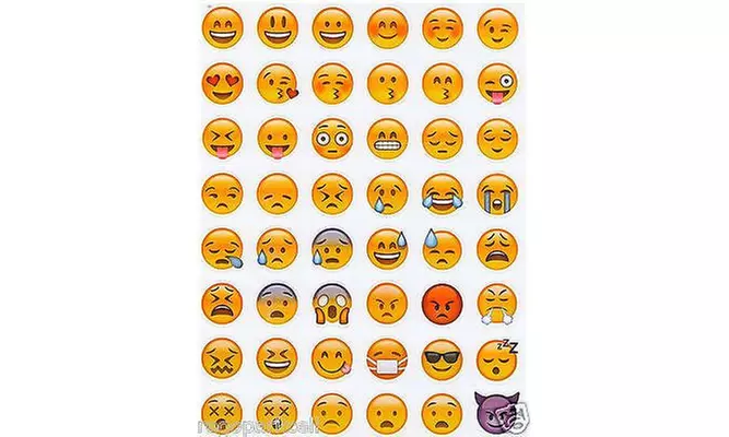 NEW Original Emoji Sticker Pack 912 Die Cut Stickers iPhone Instagram Twitter - Second Medium