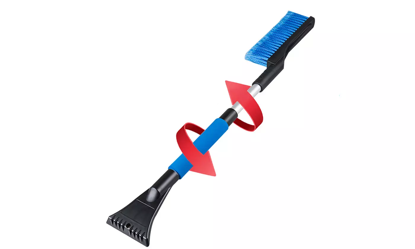 26 Inch Scalable Car Vehicle Winter Snow Ice Scraper Snow Brush Shovel 