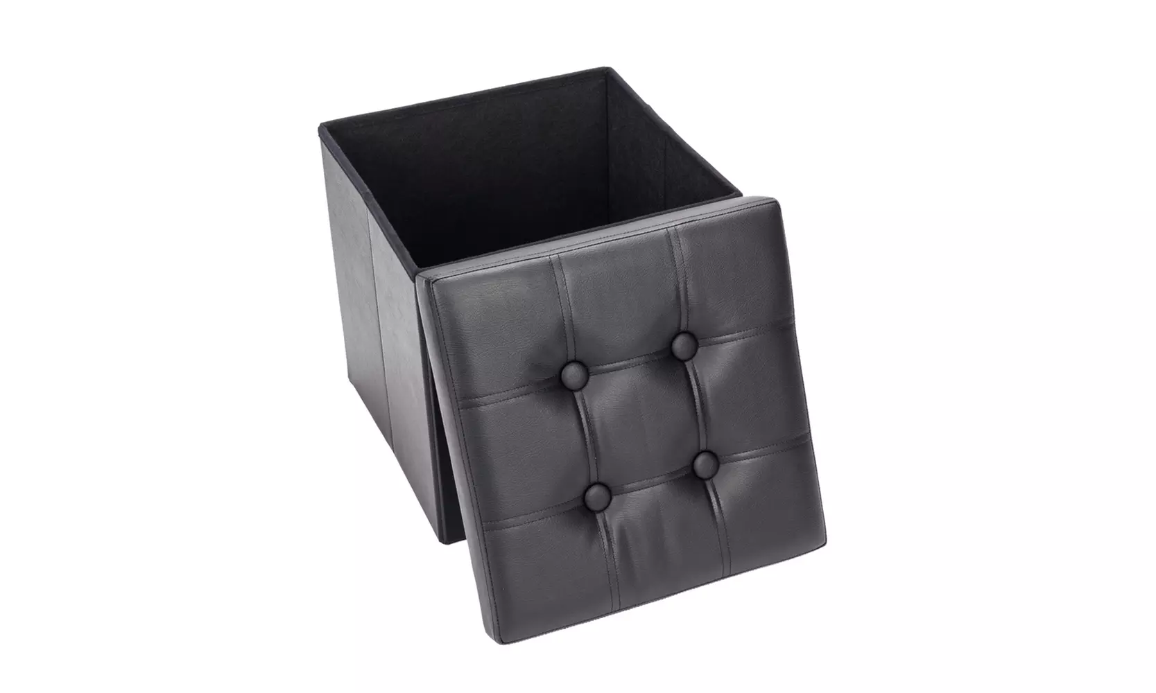 15 inches Folding Storage Ottoman - Second Medium