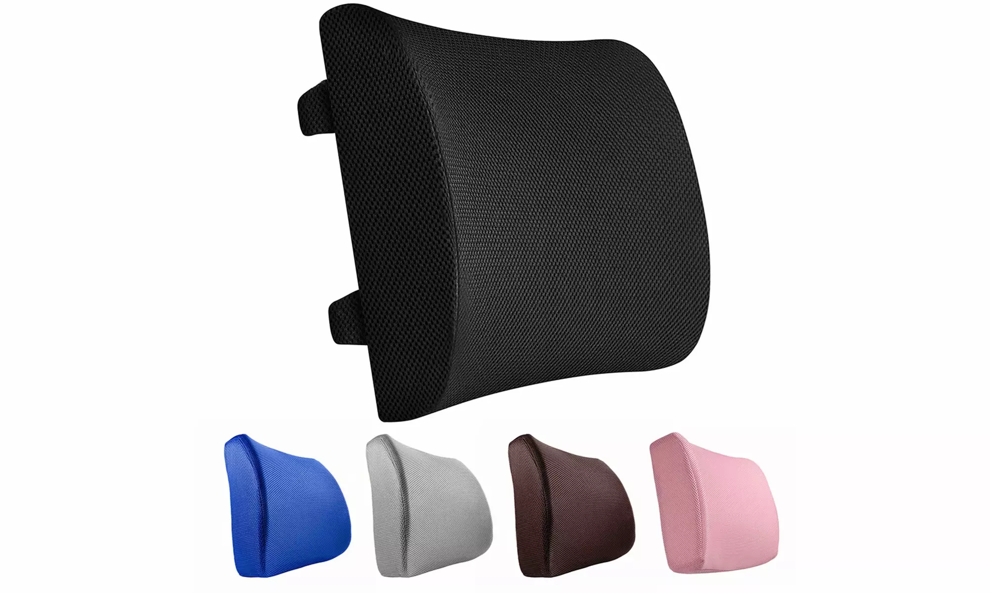 Memory Foam Lumbar Support Pillow Seat Cushion for Office Chair, Car Seat - Primary Image