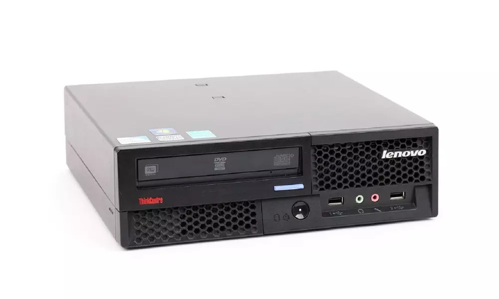 Lenovo ThinkCentre Desktop Computer with 3GHz Intel Core 2 Duo Processor, 4GB RAM, and 160GB HDD (Refurbished) - Primary Image