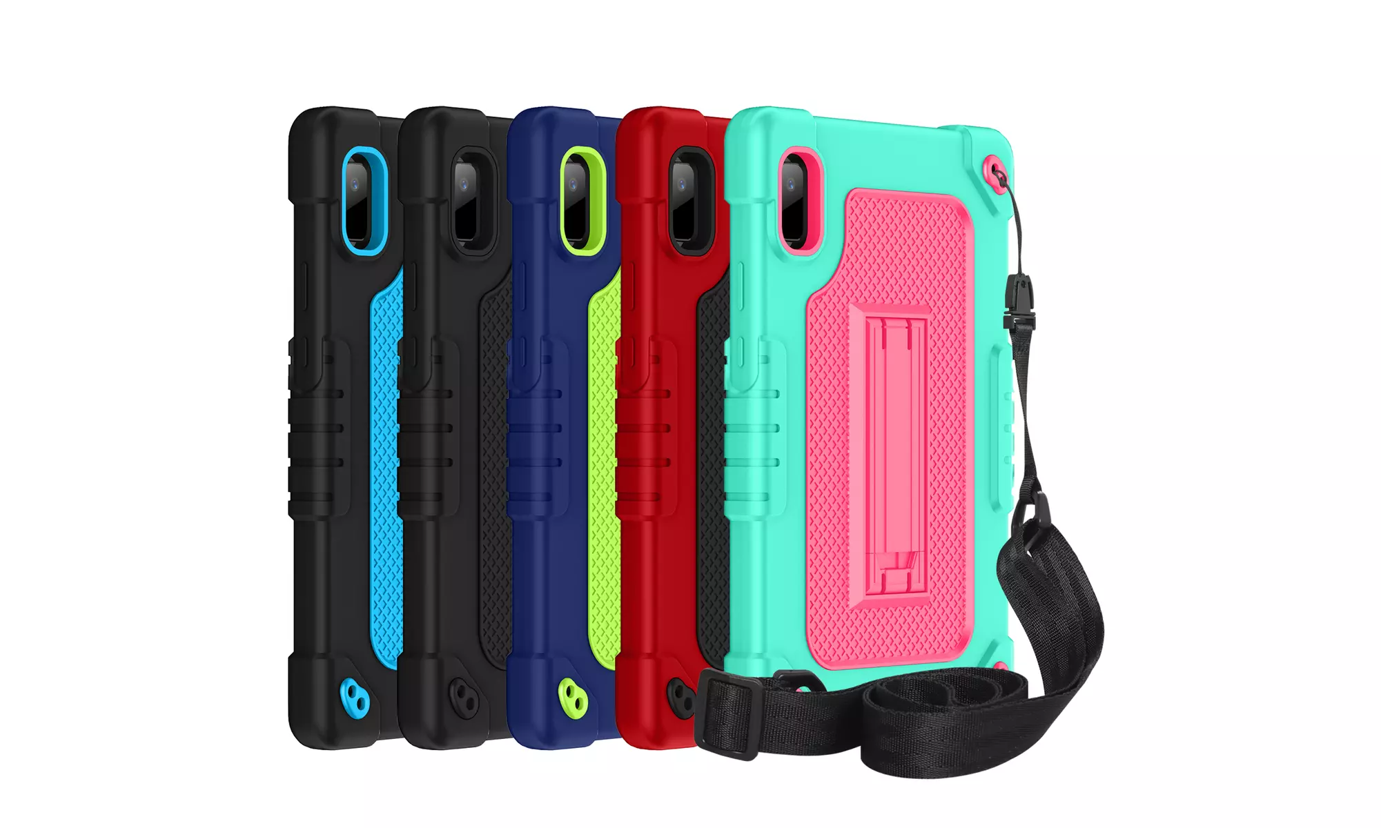 For Lenovo Tab M9 9 Inch Shockproof Kids Friendly Rugged Case W/Screen Protector - Primary Image