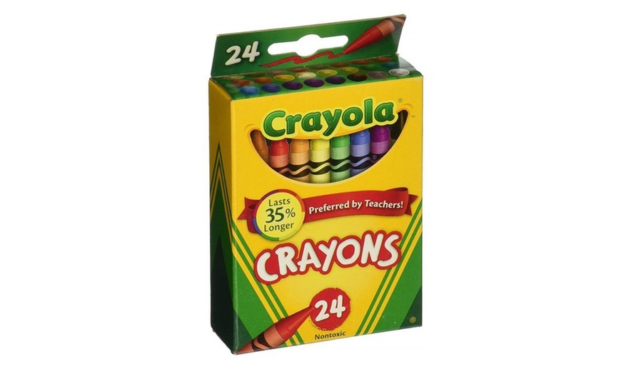 Crayola Crayons 24 Count, 6 Pack (52-0024-6) | Groupon