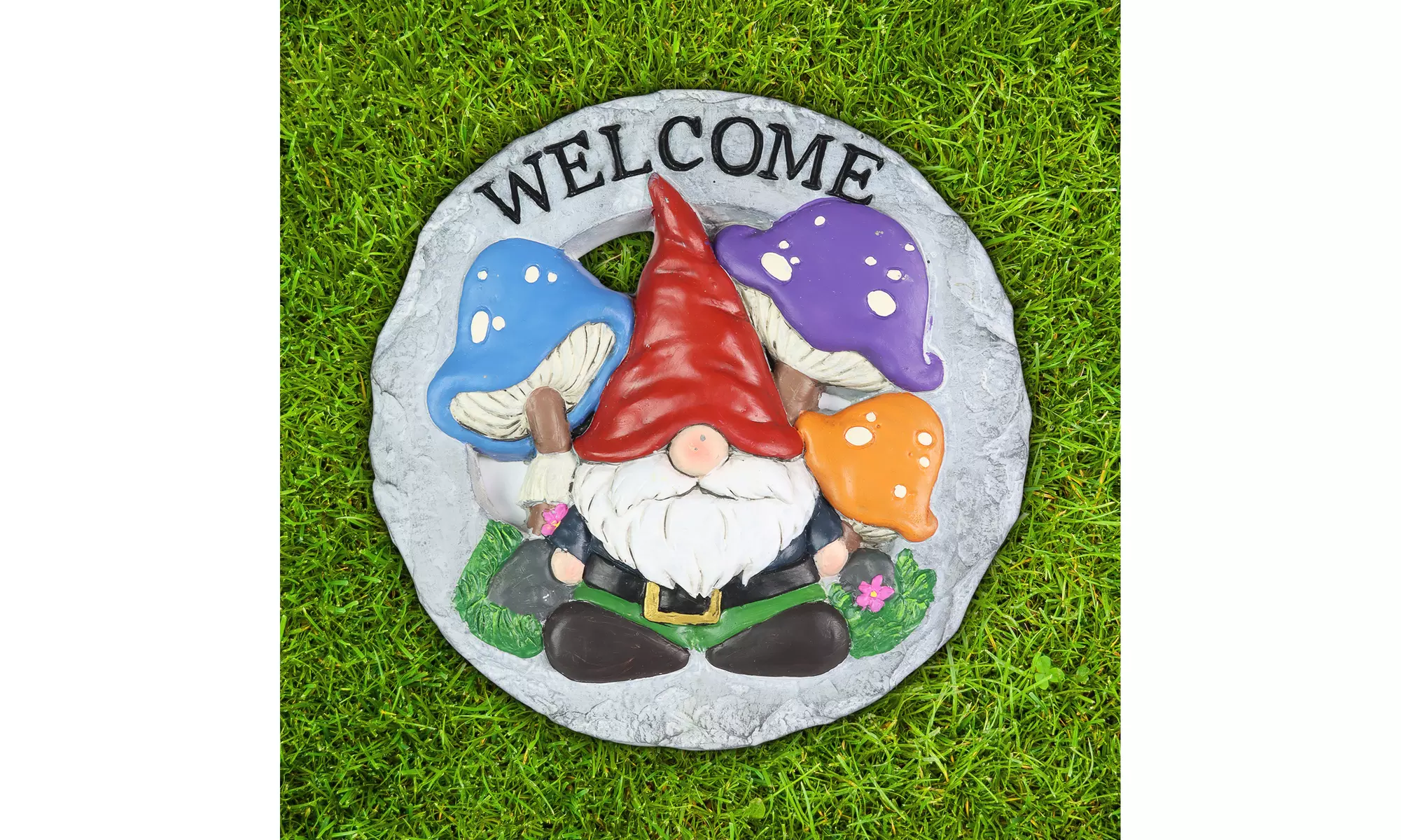 Exhart Garden Stepping Stone, 10 x 11 Inches - Primary Image