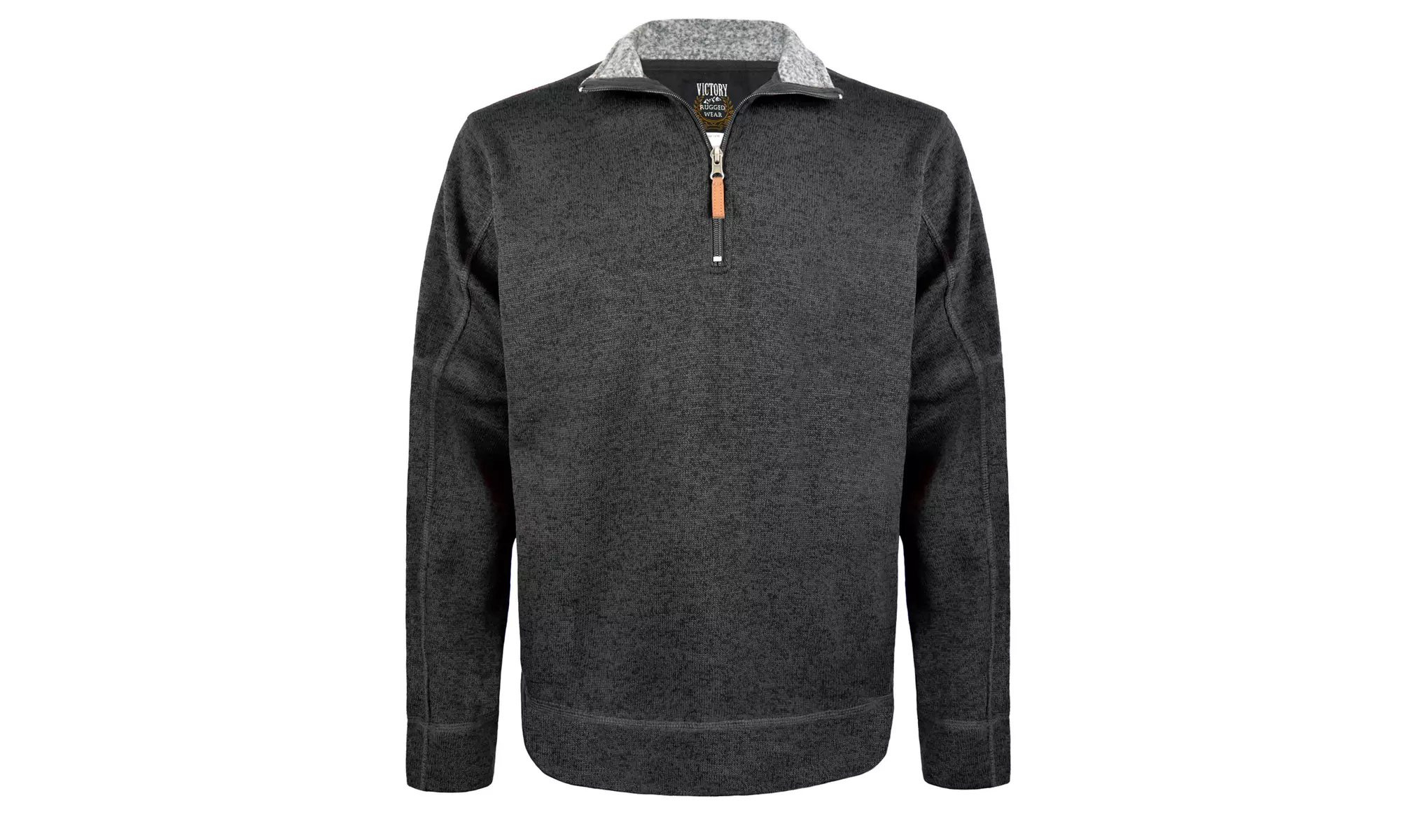 Victory Outfitters Men's Salt & Pepper 1/4 Zip Pullover - Primary Image