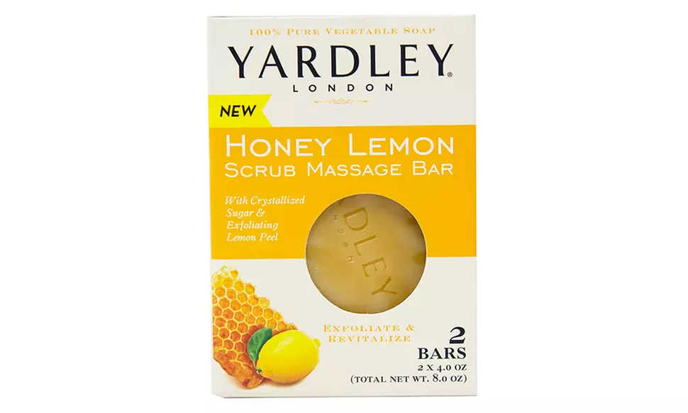 Yardley London Honey Lemon Scrub Massage Bar 2 Bars per box 4.0 oz - Primary Image