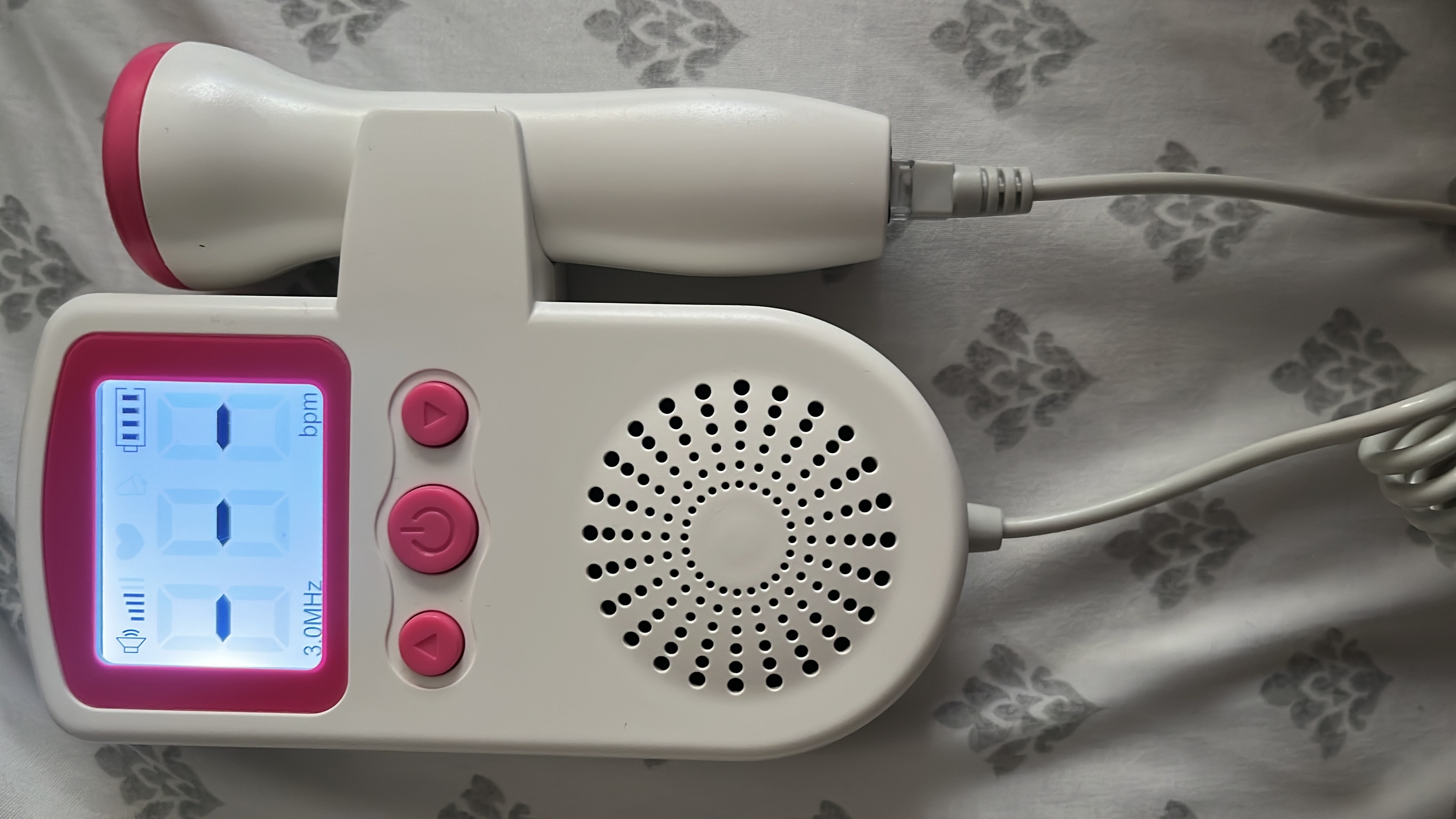 Baby Heartbeat Fetal Doppler Monitor for Pregnancy