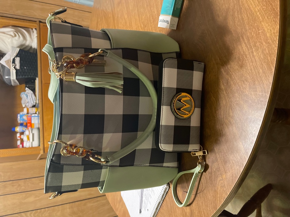 Mkf best sale plaid purse