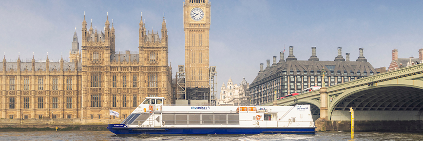 Free £5 Gift Card with Orders Over £80 at City Cruises Things To Do London
