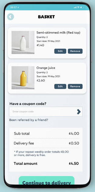 Modern Milkman Promo Code