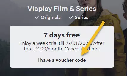 Viaplay voucher code