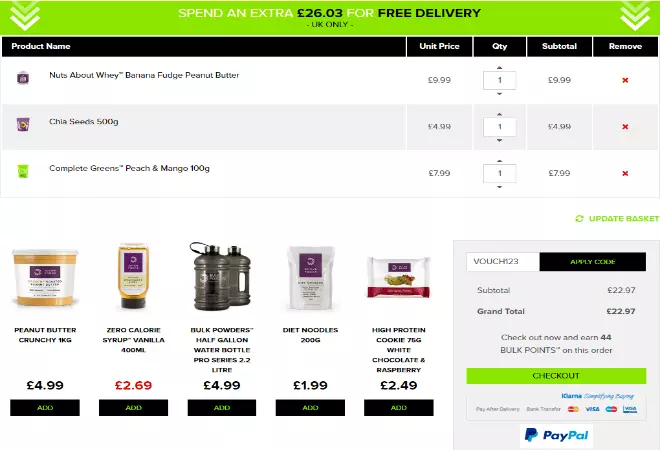 Bulk Powders Voucher Code