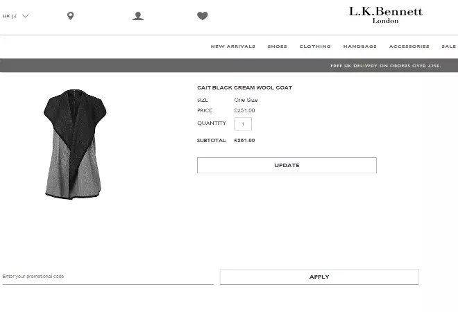 L.K. Bennett discount code