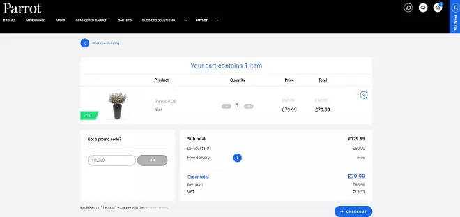 Parrot discount codes