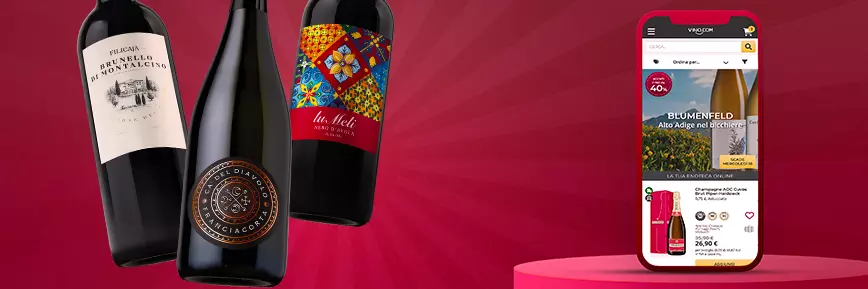 Coupon  Vino.com del 10% sulla categoria vini