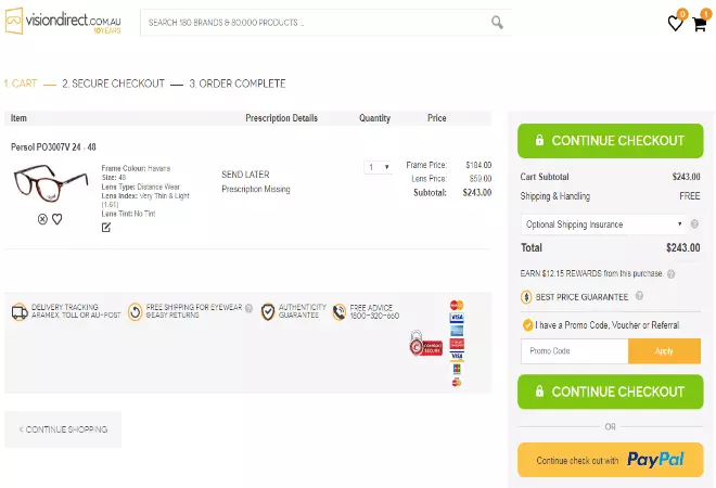 vision direct promo code