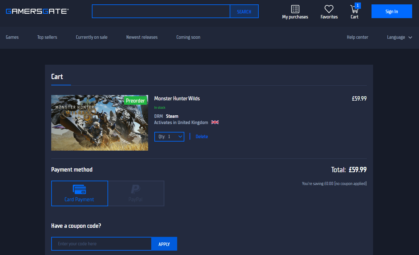 GamersGate Coupon Code