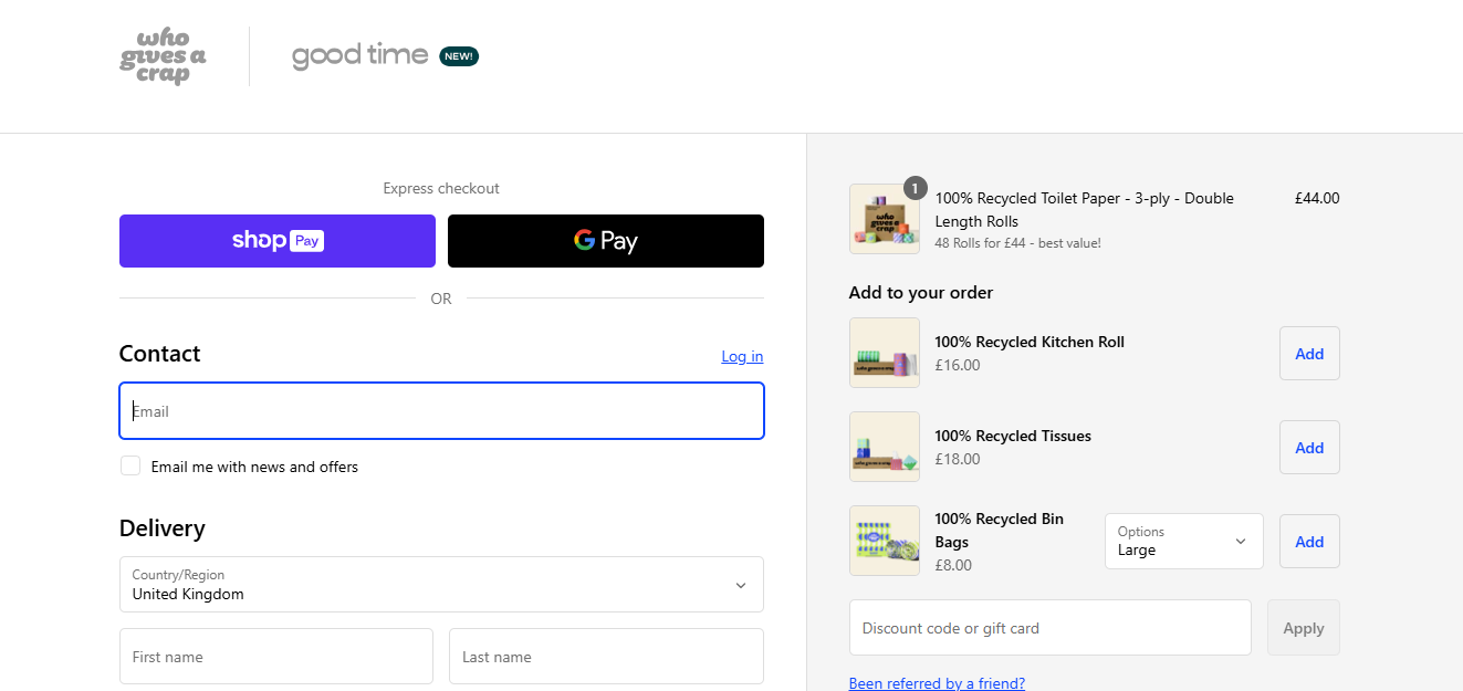 Who Gives A Crap Promo Code