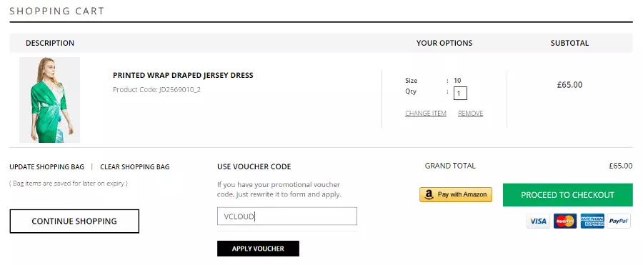 How to use a closet discount code