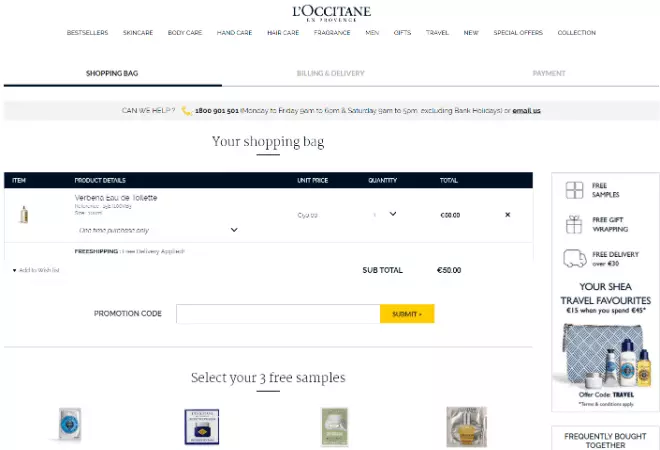 l'occitane promo code