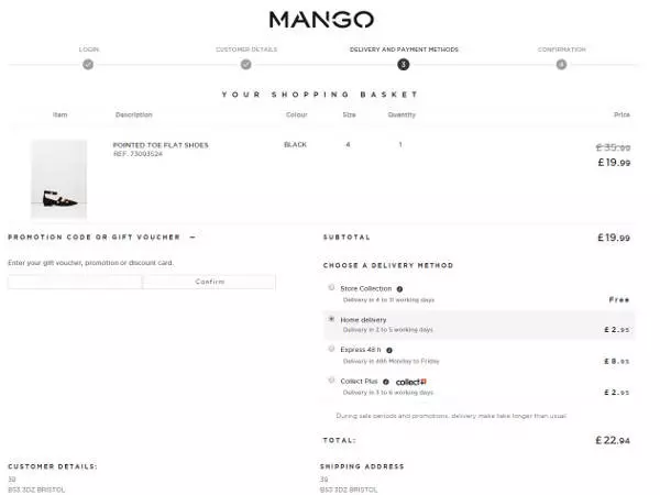 Mango promo code
