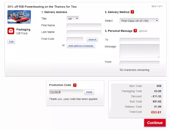 red letter days voucher