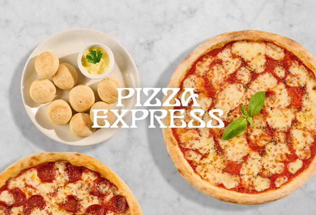 Free for 60 Days: 25% Off the Total Bill, Sunday to Friday with tastecard at PizzaExpress