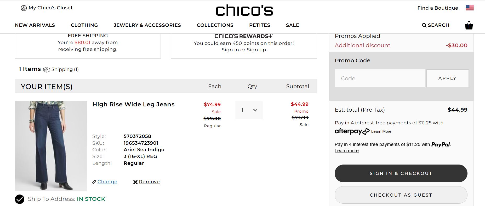 Chico's Promo Code