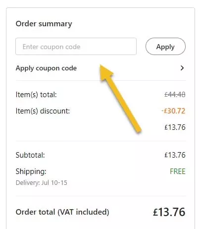 Temu coupon code