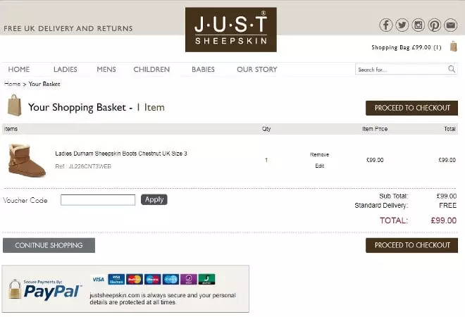 Just Sheepskin discount code