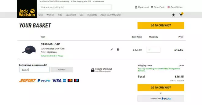 Jack Wolfskin Voucher