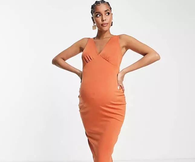 Summer wedding guest maternity dress ASOS vouchercloud