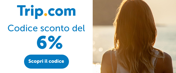 Coupon Trip.com ESCLUSIVO del 6% sui viaggi