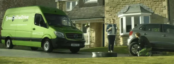 Tyres on the drive discounts