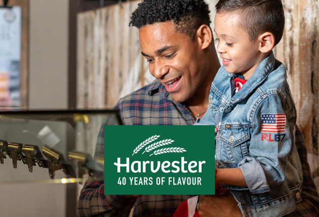 25% Off Food When You Sign up to the App | Harvester Discount