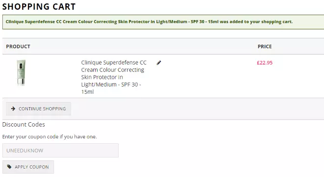 unineed discount code