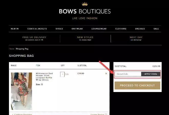 Bows Boutique Discount Code