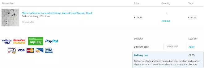 tap warehouse discount code