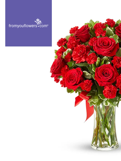 20% off From You Flowers Valentine's Day Flowers w/ Promo Code - 20% Off