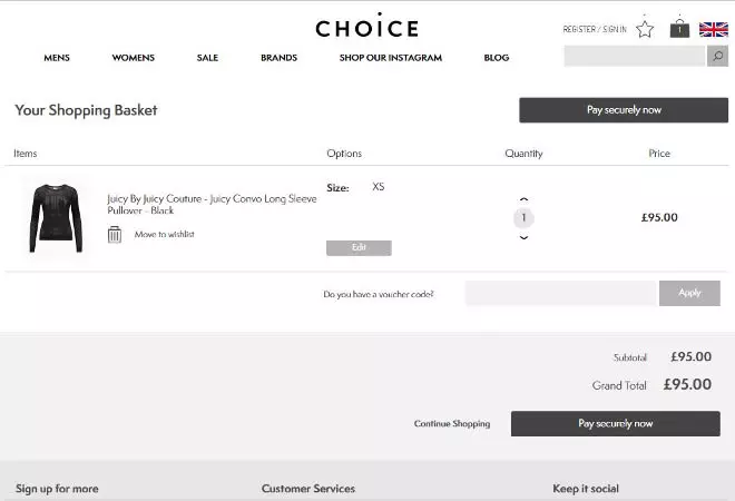 Choice Store vouchers