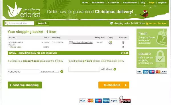 eflorist discount code