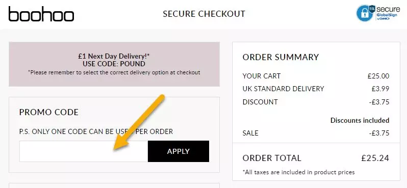 boohoo vouchers