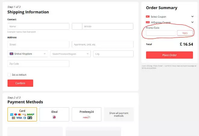 AliExpress Promo Code